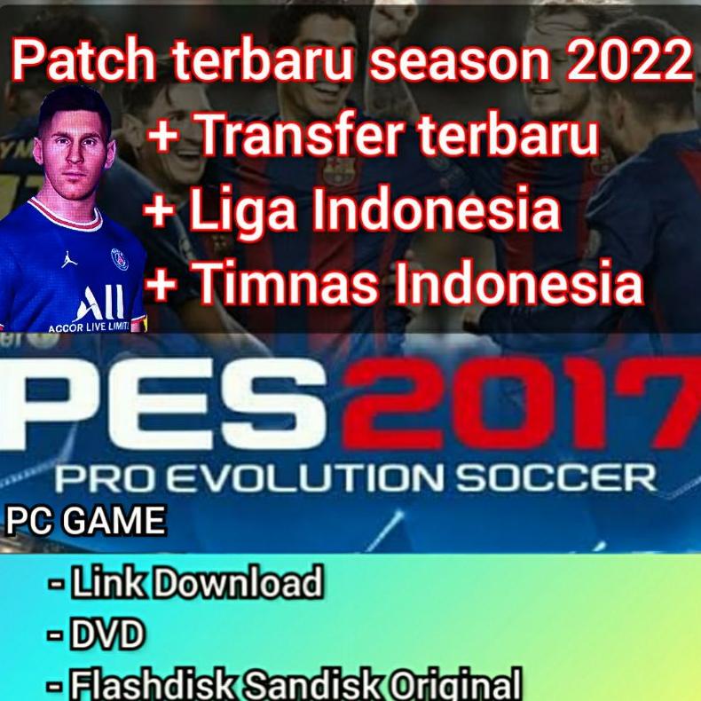 *TERMURAH* PES 2017 patch 2022 PC game 100% Awet ?