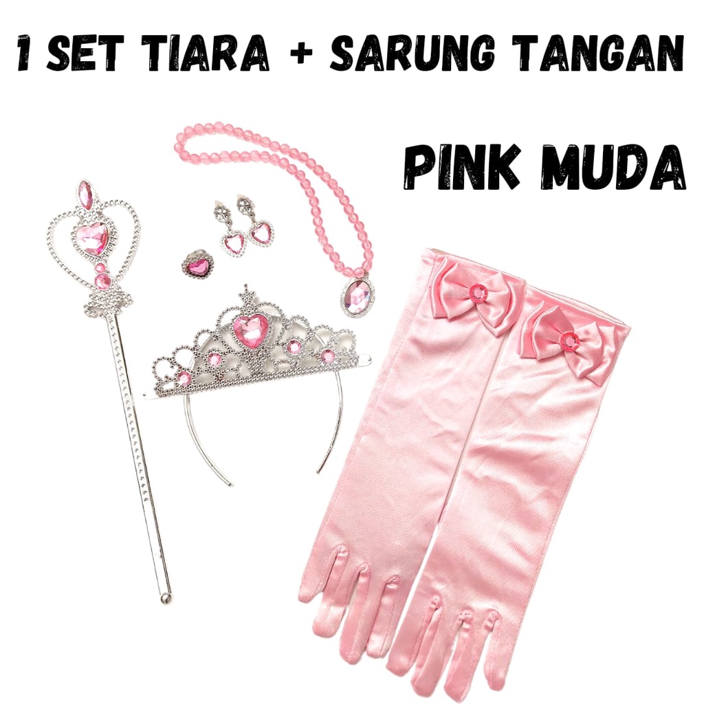 Tiara Aksesories Anak Princess 5 in 1