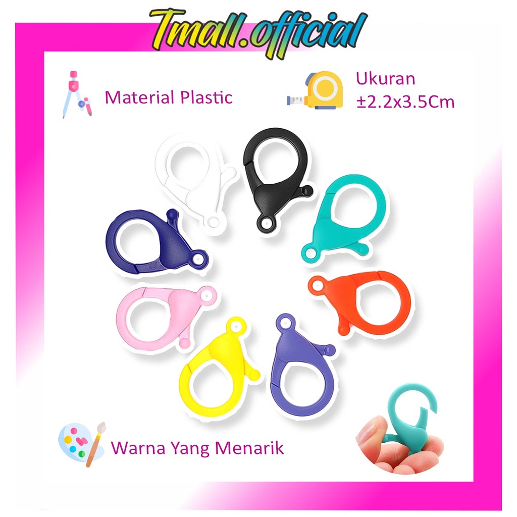 TMALL R502 Kokot Udang Plastik  / Kaitan udang plastik / kait lobster / Kait Kalung Strap Masker War