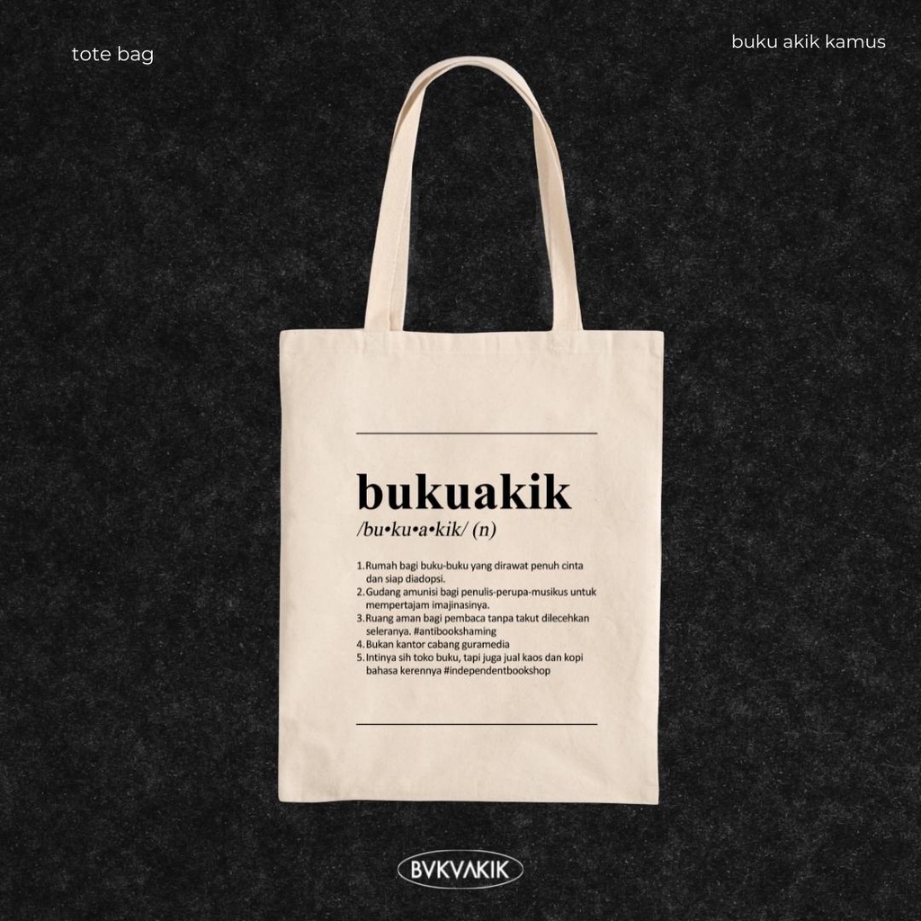 Tote Bag Buku Akik