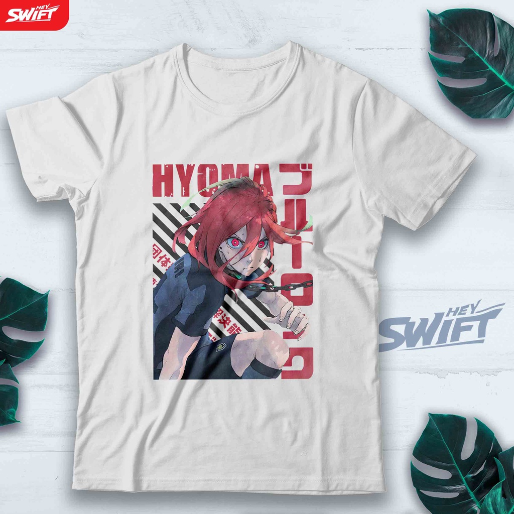 KAOS Blue Lock - Hyoma Chigiri anime TSHIRT BAJU DISTRO