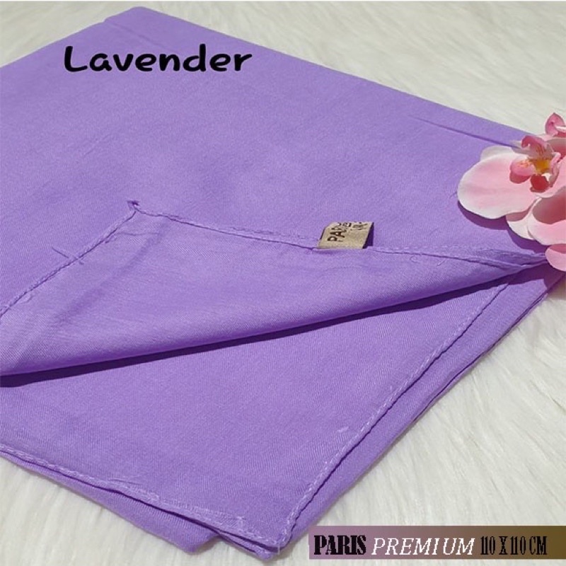 Hijab Segiempat Lavender Paris Premium Lavender Segiempat Hijab