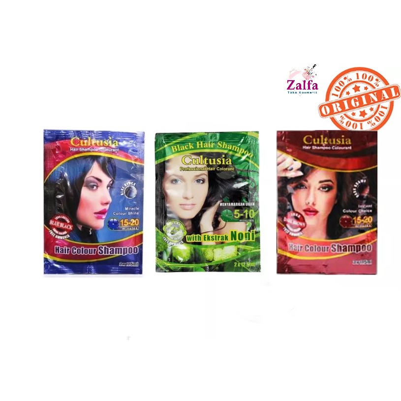 Cultusia Hair Shampoo Colourant SACHET / Cultusia Hair Color Shampo SACHET