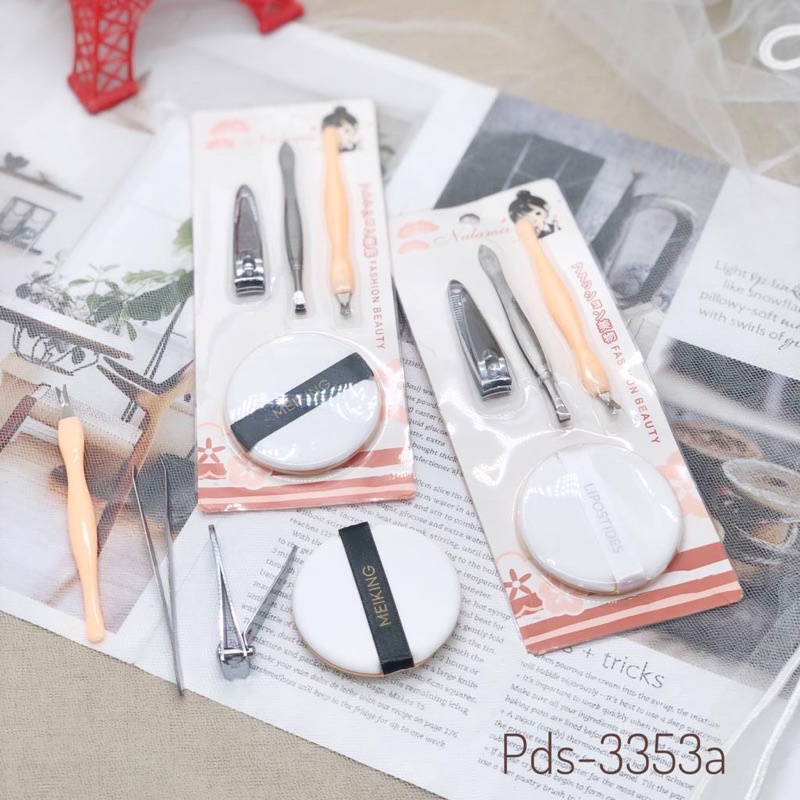 SET ISI 4 MANICURE PEDICURE ALAT MANI PEDI SET PERAWATAN DIRI SERBAGUNA