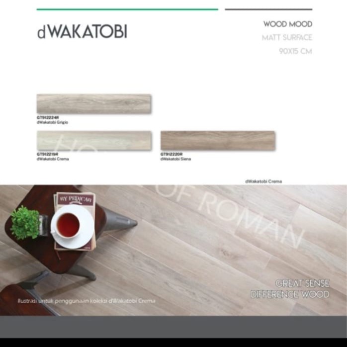 Roman Granit dWakatobi 90x15 GRADE A