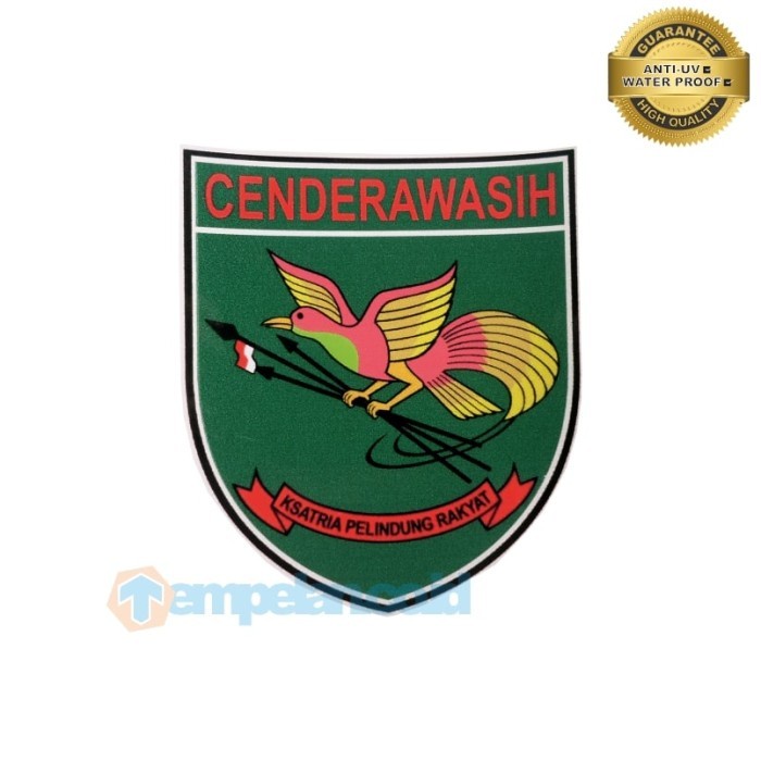 STIKER KODAM CENDERAWASIH