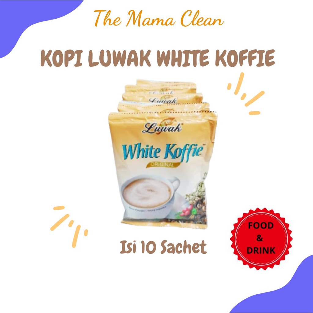 KOPI LUWAK WHITE KOFFIE 1 RENCENG ISI 10 PCS