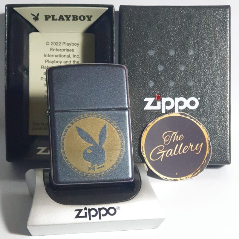 48380 ORIGINAL ZIPPO PLAYBOY LOGO