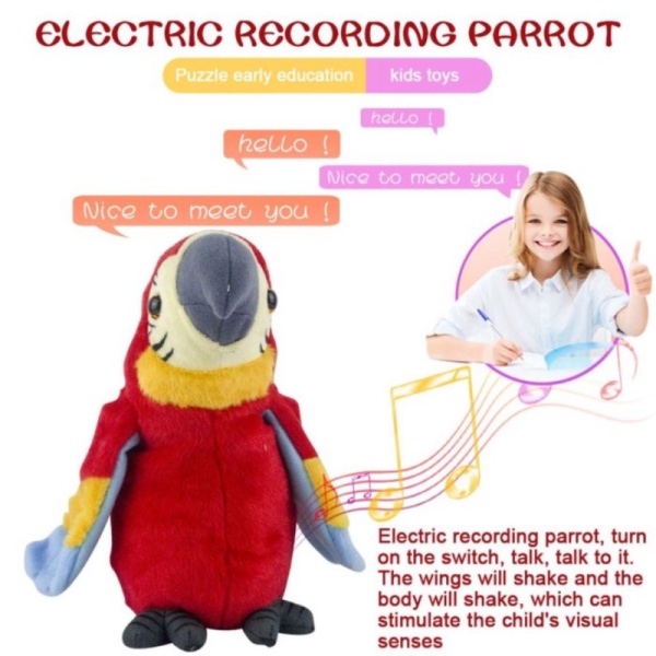 

Promo Mainan Anak Burung Berbicara Smart Talking Bird Murah