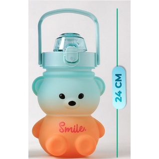 Adda Home - Botol Minum Anak Motivasi Gemoy Gradasi 3D Viral Panda Bear Gradasi Warna 1000 ML BPA Free