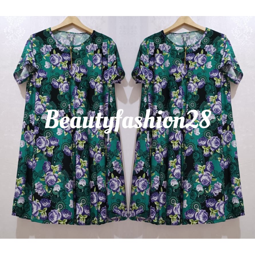 DASTER KHALILA JERSEY KOREA SUPER JUMBO BUSUI DRESS MENYUSUI