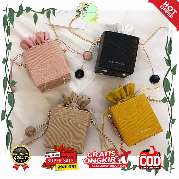 TAS BUKET WANITA TAS SELEMPANG WANITA LUCU HAND BAG WANITA IMPORT