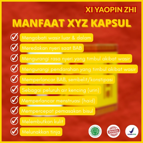 Xi Yaopin Zhi Suplemen Herbal Alami Mengatasi Susah BAB Sembelit Buang Air Besar Tidak Teratur Tanpa Menimbulkan Ketergantungan Antibiotik Halal