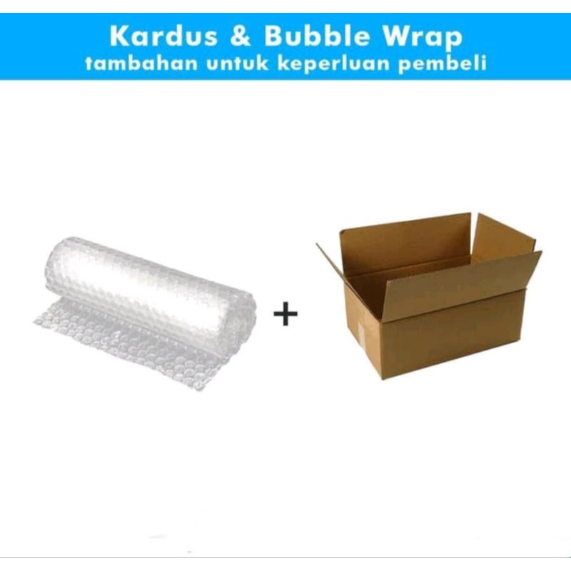 

BUBBLE Warp + Kardus Tambahan Packing Produk