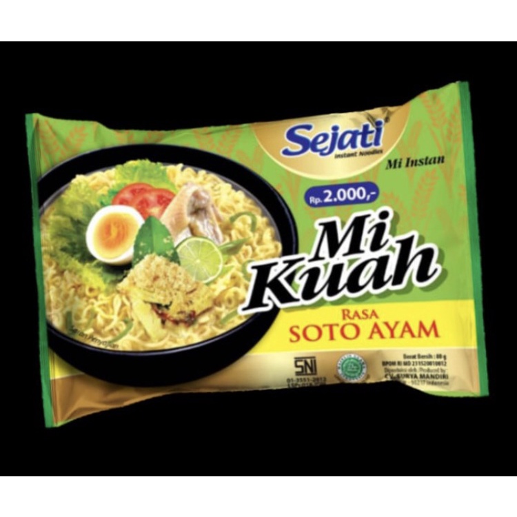 MIE SEJATI - MI INSTAN - 1 Kardus (40 pcs)