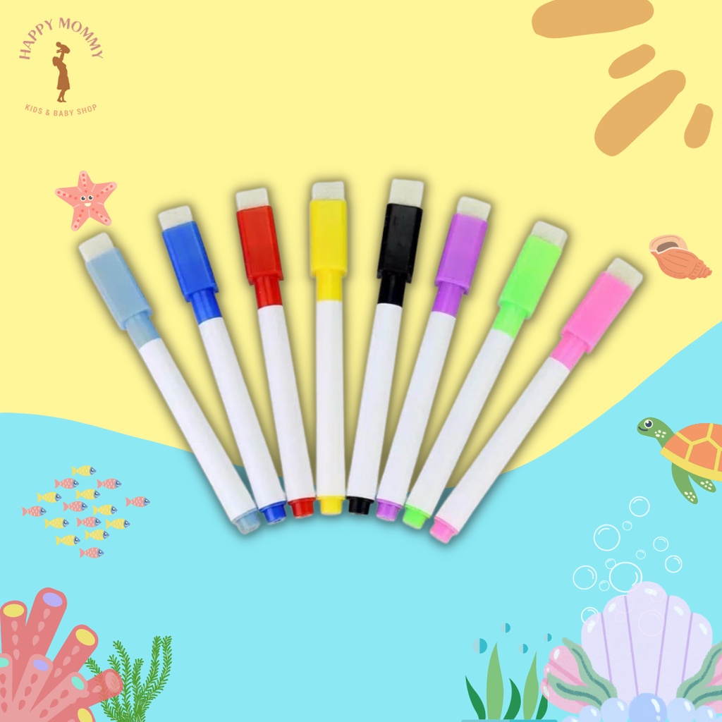 

Spidol Wipe and Clean Warna Whiteboard Bisa di Hapus