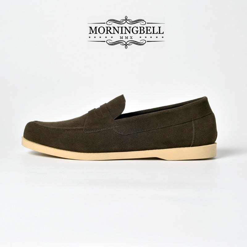 MORNINGBELL LOAFER - SEPATU PRIA SLIP ON /SEPATU LOAFER SUEDE / SEPATU CASUAL SUEDE