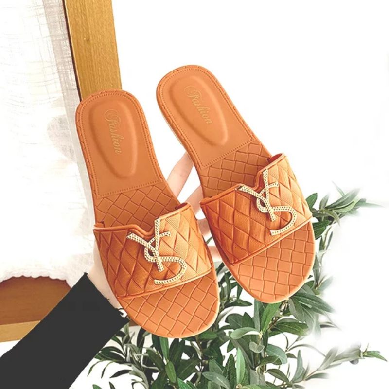 Minipetite SD2203 Sendal Sandal selop slip on Fashion casual sehari hari ringan nyaman dipakai untuk anak 10 tahun sd dewasa size 36 - 40