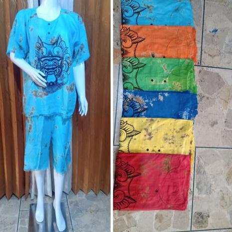 Viral BAJU BARONG SETELAN DEWASA/SET BAJU BERCAK PRIA WANITA KHAS BALI