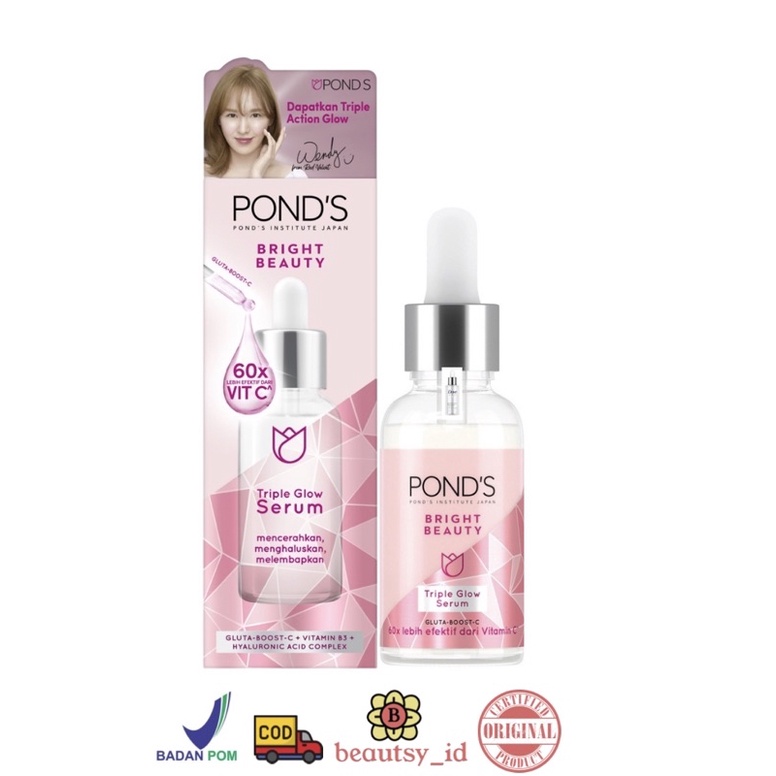 Ponds Bright Beauty Triple Glow Serum 30 g  - Pond's Mencerahkan wendy white ORIGINAL COD