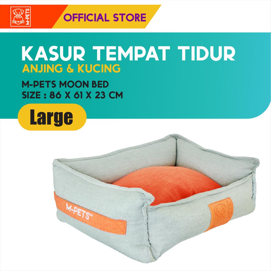 M-Pets Moon Bed Size L / Kasur Tempat Tidur Kucing Anjing