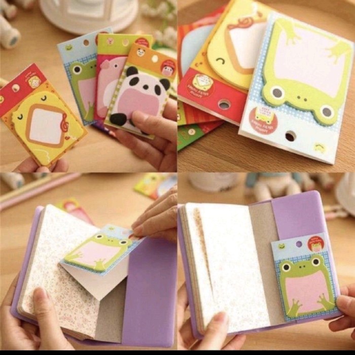 

BISA COD - Memo Sticky Notes Tempel Bentuk Animal Binatang Tempelan Catatan Lucu .z
