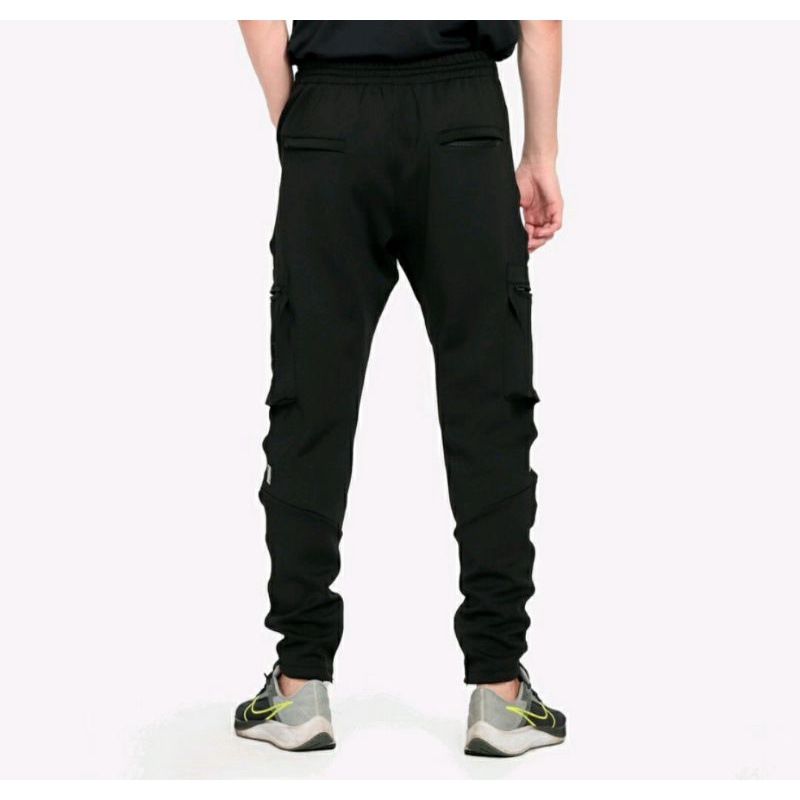 Celana Joggerpant Pria OVERSIZE M-5XXL Extra JUMBO Celana Sport Gym Big Size Besar Celana Olahraga Premium Hitam