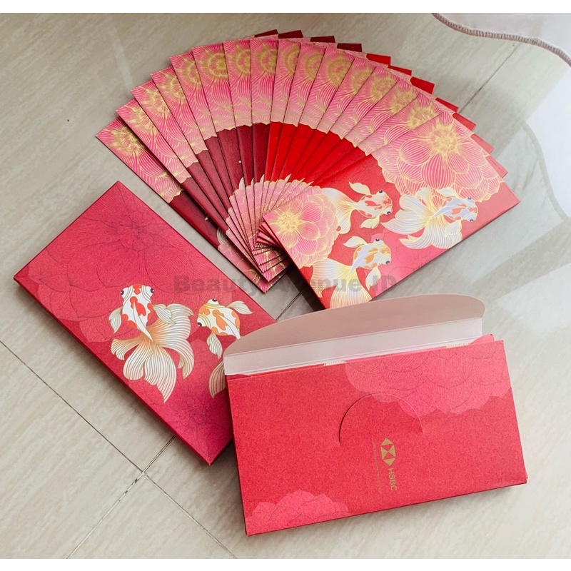 

Angpao Bank Set Premium Import Hongbao Amplop Merah HSBC Bank