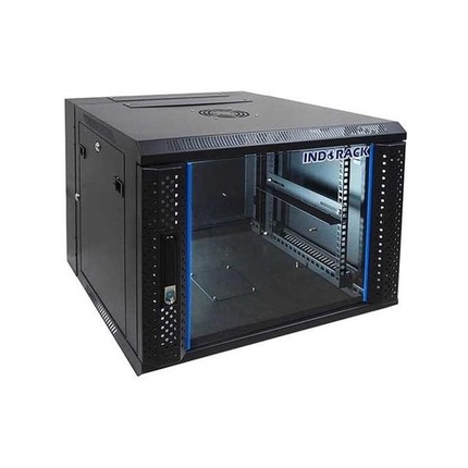 

INDORACK WIR5508D 8 U Wallmount Rack 19 Inch Double Door H 8 U W Ready