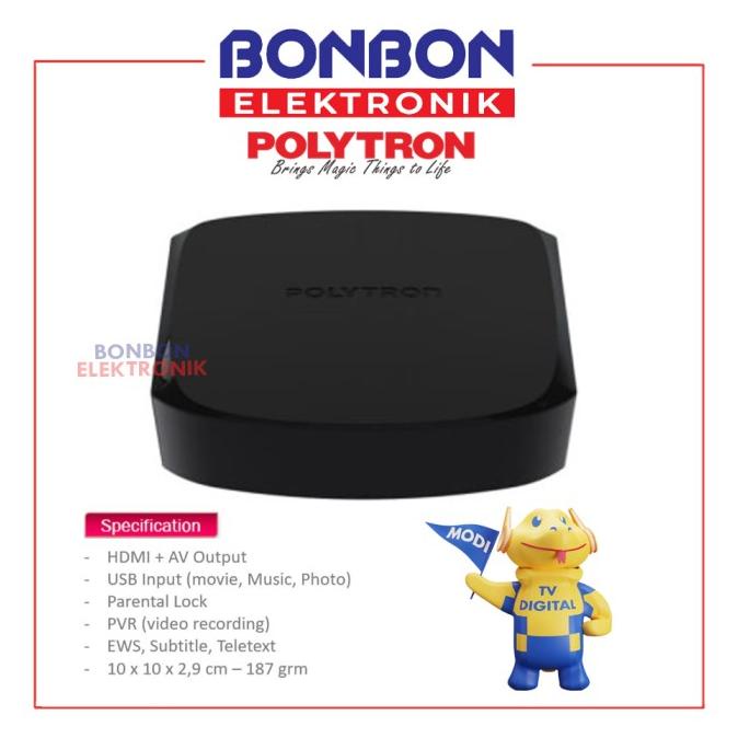 Polytron Set Top Box PDV-700T2 DVB T2 TV Digital / PDV 700T2