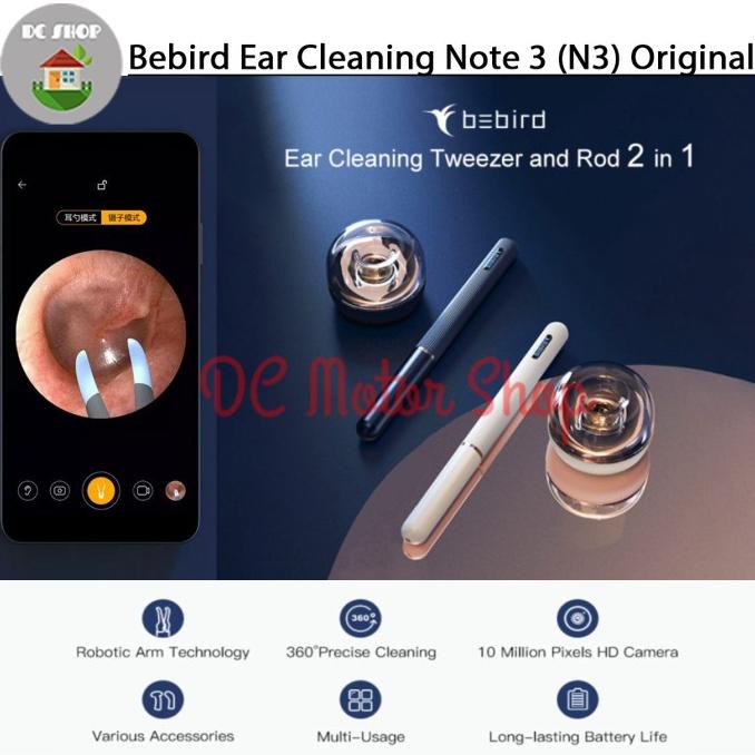 Bebird N3 Pro Note 3 Endoskopi Pembersih Telinga Tweezer Rod Endoscope