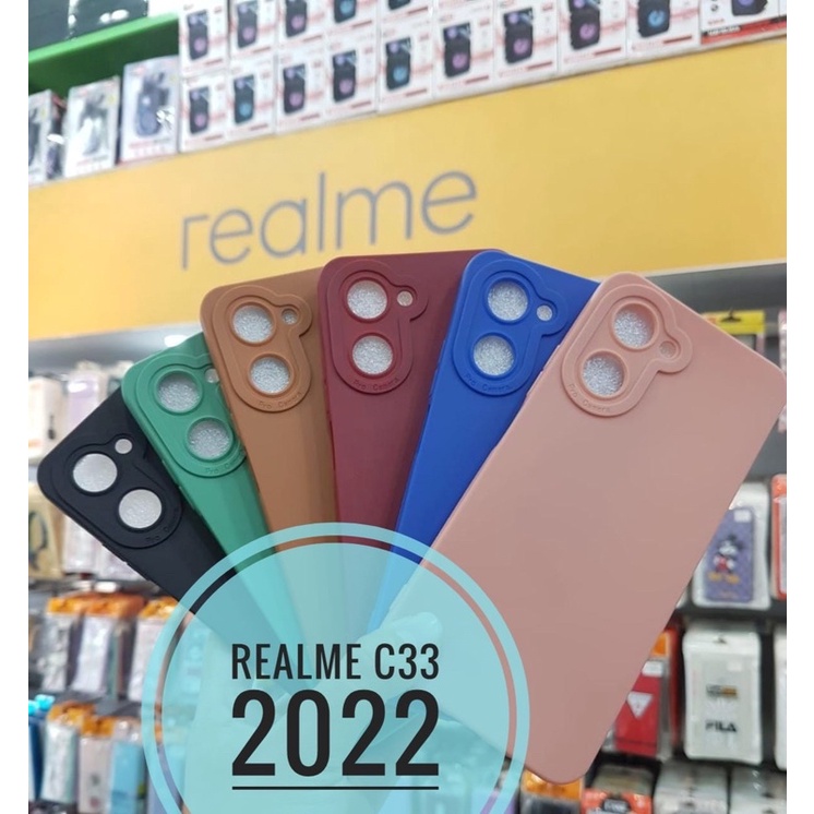 Realme C33 2022 New Softcase Case Pro Camera Macaron