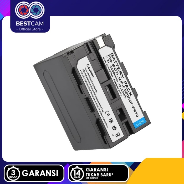 Battery Sony Np-F970 Np-F970 Baterai Charger Sony Bc-15