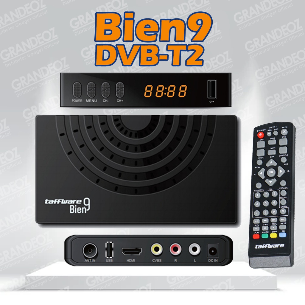 Jual Taffware Bien9 STB Digital Satellite Set Top Box TV Tuner H.264