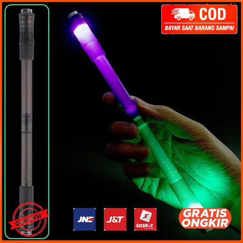 Mainan Rotating Pen Stick Pen Fidget Spinner LED Illuminated WP02