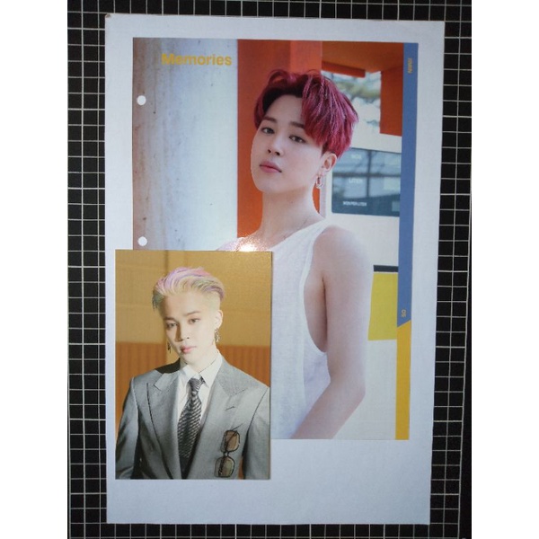Postcard & clear photo index memo 2021 (jimin)