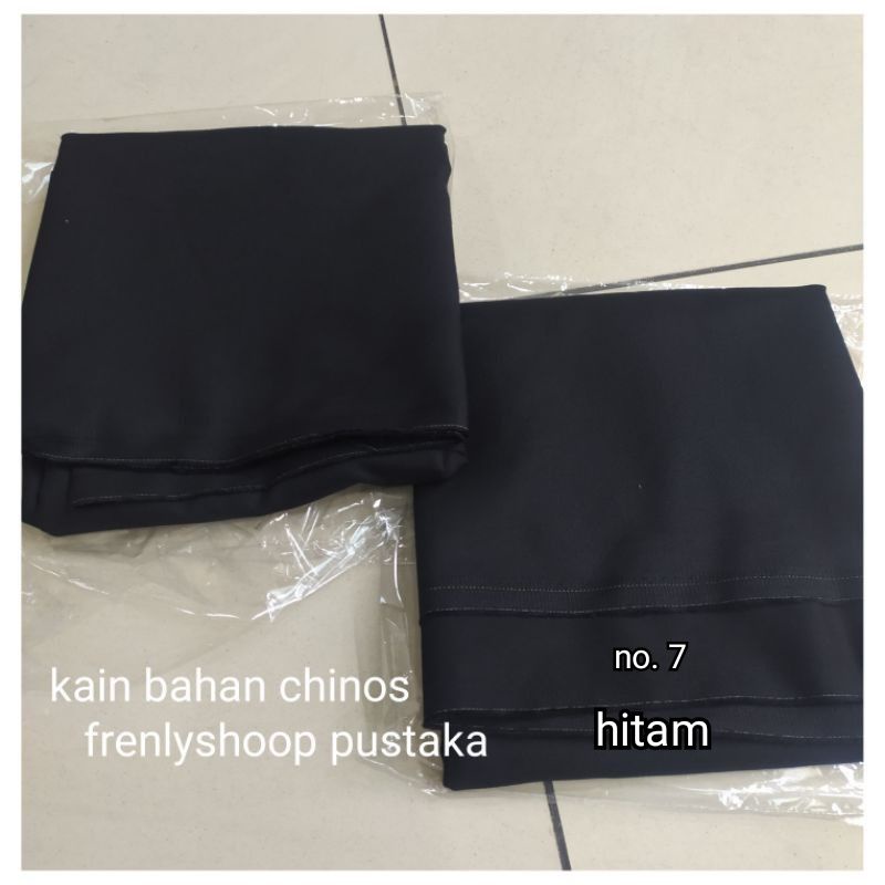Kain celana  chinos tebal strecth / bahan kain katun stretch (hrg percelana)