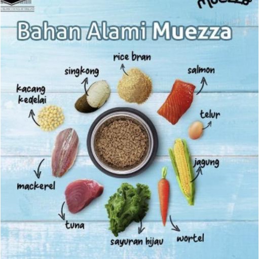 Makanan Kucing Kering - Ocean Fish Flavor - Muezza Cat Food