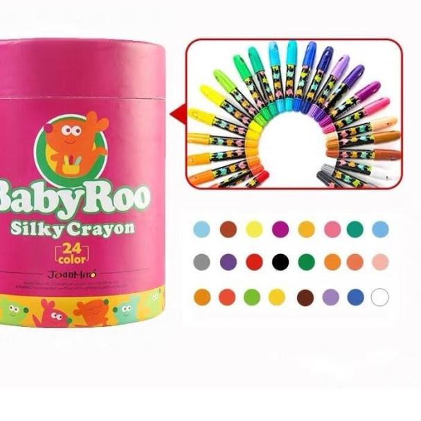 

Joan Miro Babyroo Silky Crayon 24 color oil pastel facepainting krayon