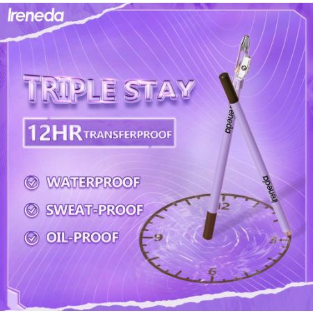 Ireneda Precision Eyebrow Pencil Ireneda Eyebrow Pensil Alis Waterproof Eyebrow Pen Ireneda