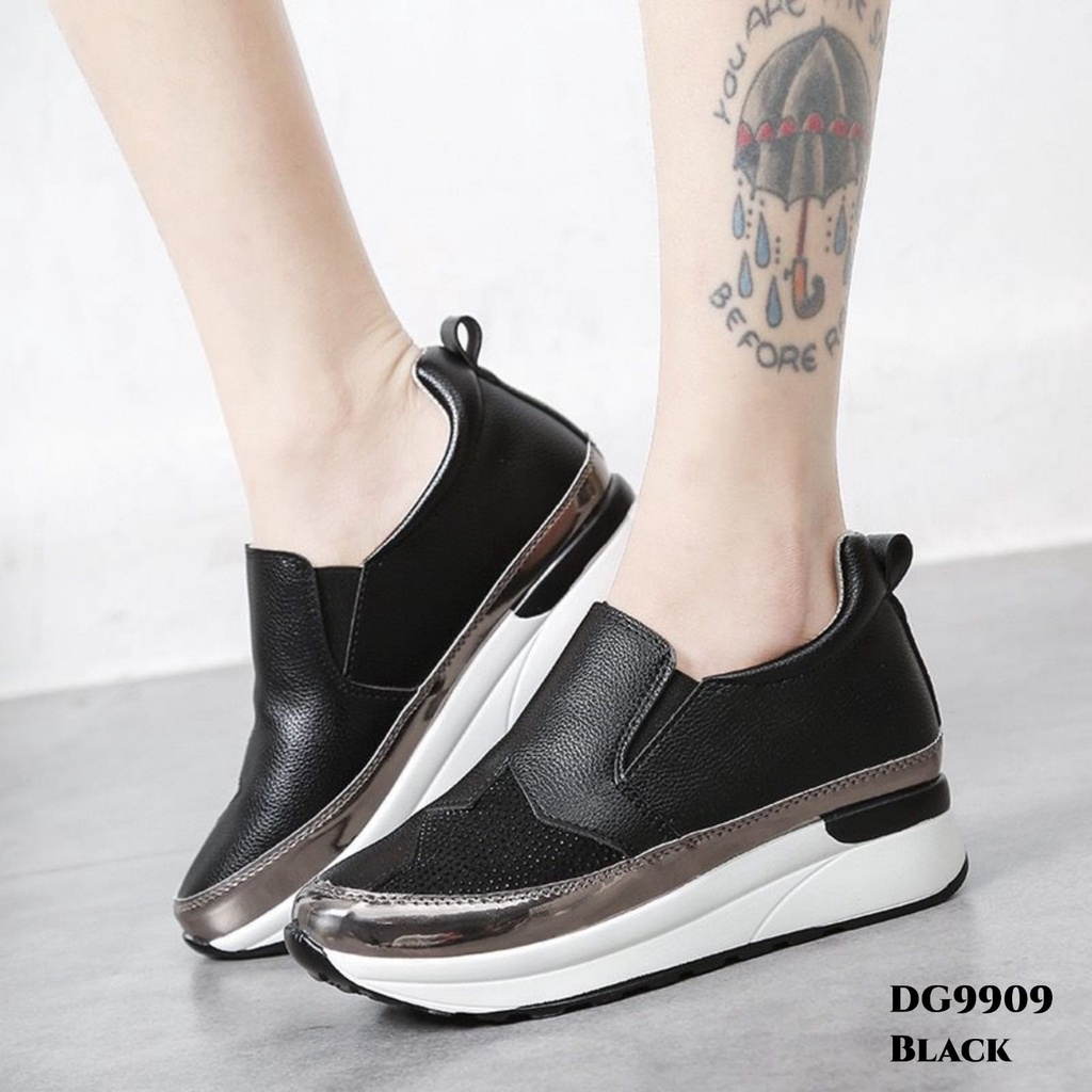 RESTOCK WYN SNEAKERS HIGH WEDGES FASHION KOREA DG9909