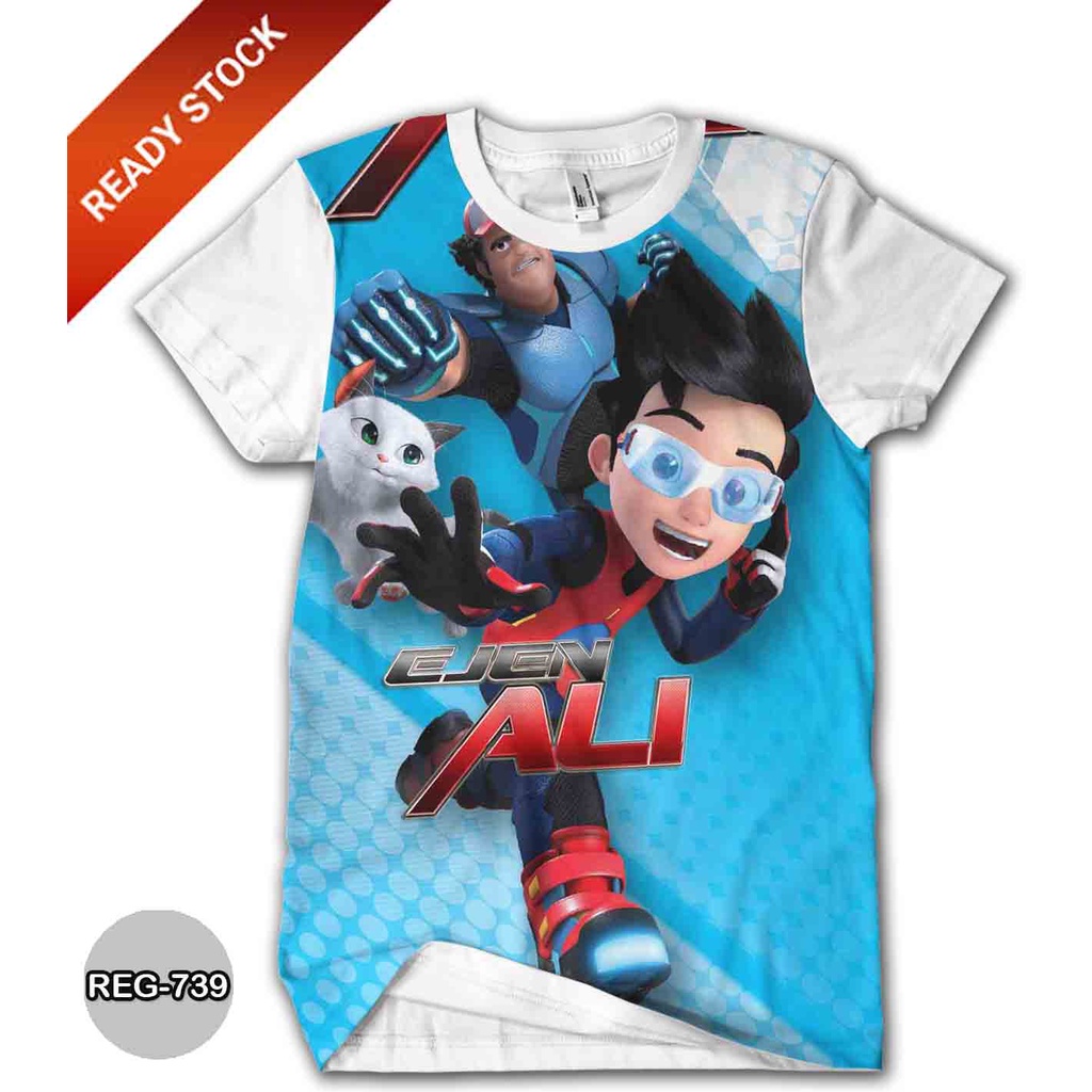 Baju EJEN ALI Baju Anak dan Dewasa Ejen Ali Series Trendy #REG-739
