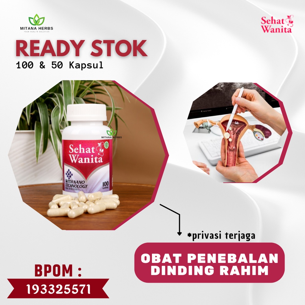 Mitana Herbal - Obat Penebalan Dinding Rahim - Obat Dinding Rahim Tipis - Obat Pembersih Rahim - Oba