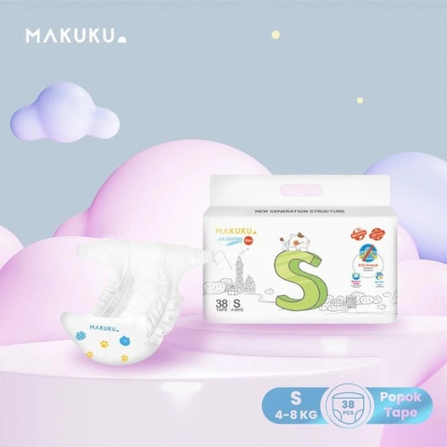 MAKUKU Air Diapers Slim Tape S38