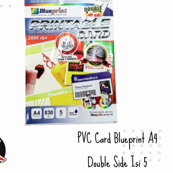 

Kertas PVC Bahan ID Card Instan A4 Isi 5 Lembar Blueprint