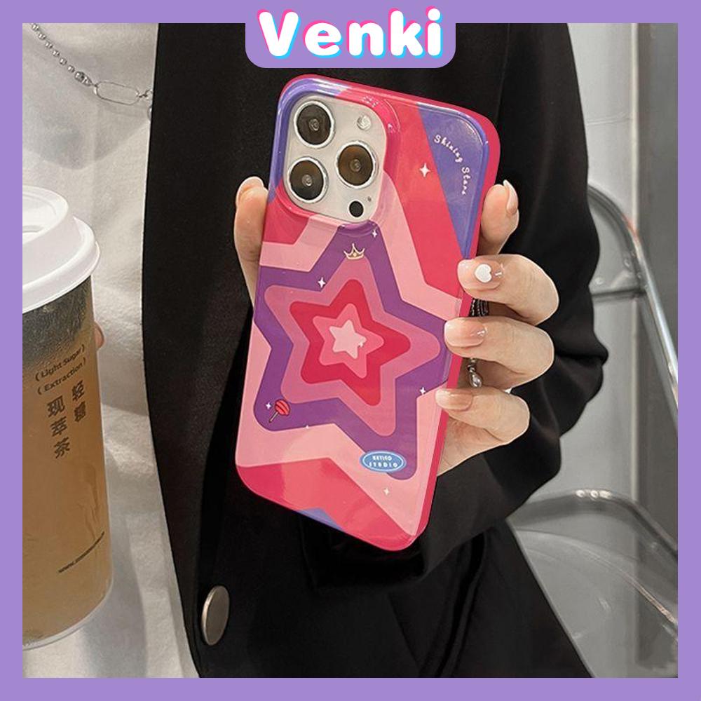 Case iPhone 14 Pro Max TPU Soft Case Start Circle Glossy Pink Purple Candy Case Camera Protection Shockproof For iPhone 14 13 12 11 Plus Pro Max 7 Plus X XR