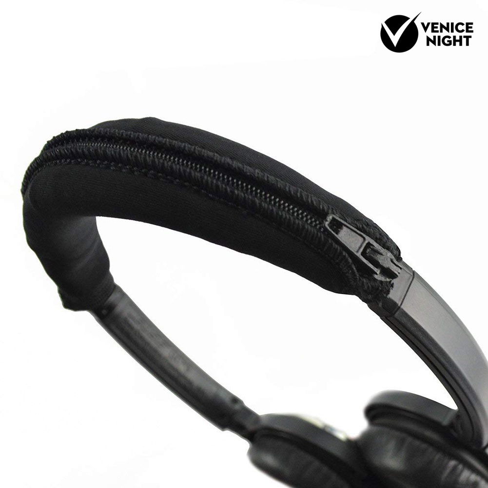 (VNEP) (Berkabel) Universal Ritsleting Headset Headphone Headband Cover Cushion Pad Penggantian Bagian