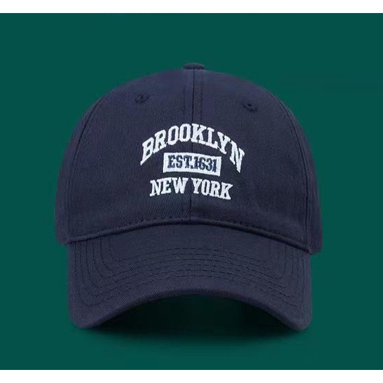 Topi Unisex Cap Hat Cotton Material Bordir Brooklyn New york Baseball Terbaru 2022