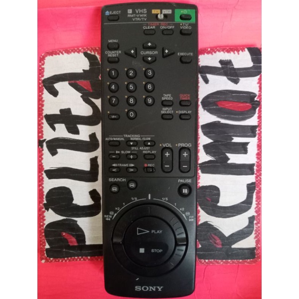 Remote control Sony Audio system VHS original terlengkap