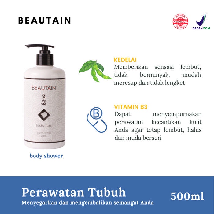 BEAUTAIN Body Shower - Silken Tofu 500ml